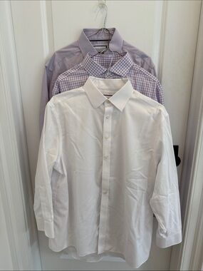 Set of 3 Charles Tyrwhitt non-iron dress shirts